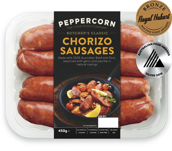PFCBC-Chorizo-Sausages-450g-AwARDS-605x530px